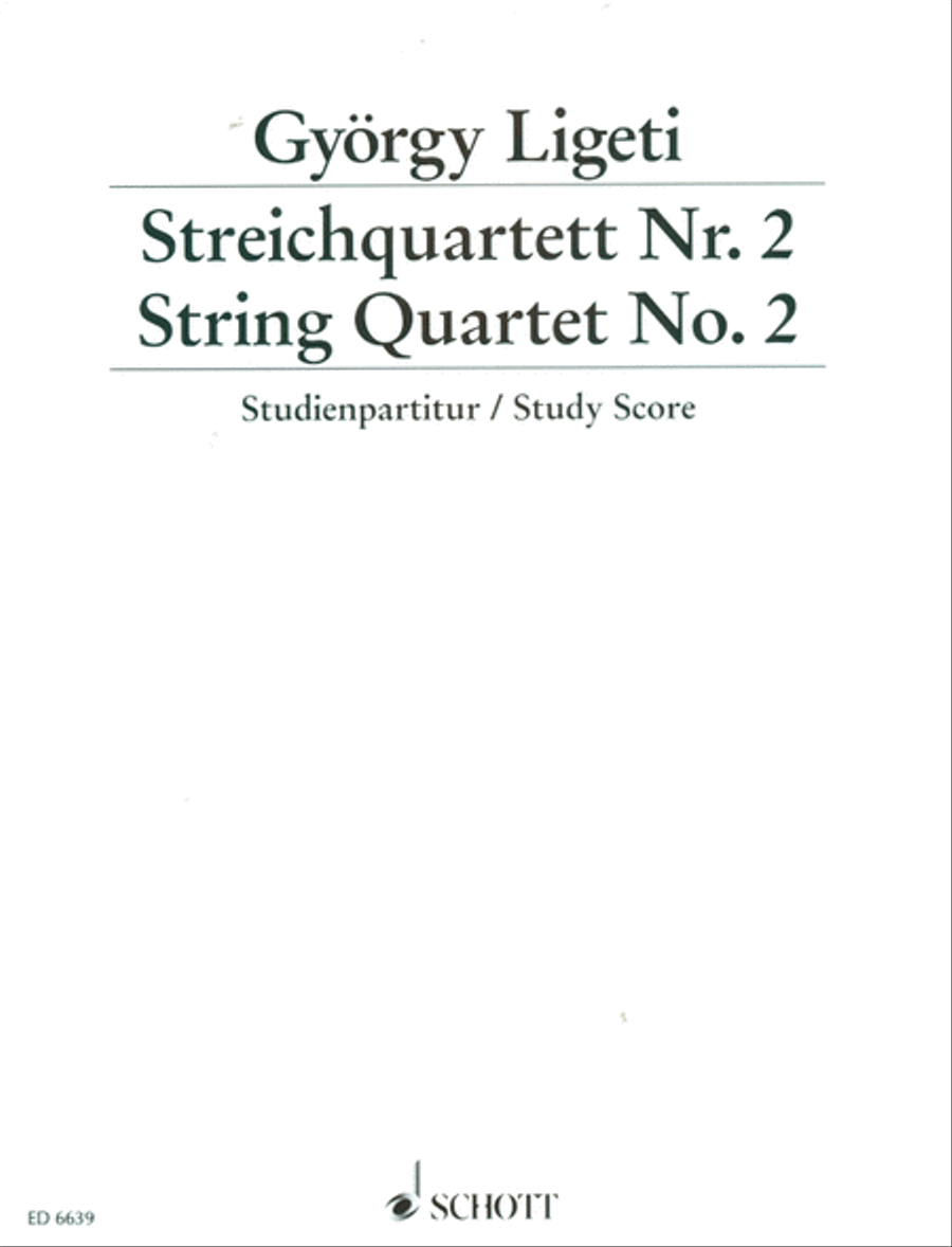 String Quartet No. 2 String Quartet scores gallery preview page 1