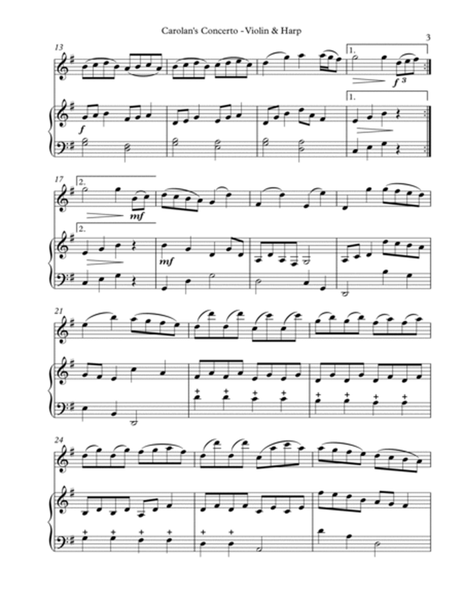 Carolan’s Concerto, Duet for Violin & Harp image number null