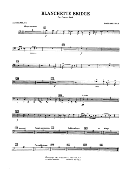 Blanchette Bridge - 2nd Trombone