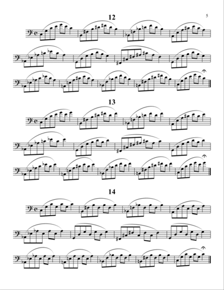 Low Horn Flexibility Studies Horn scores gallery preview page 5