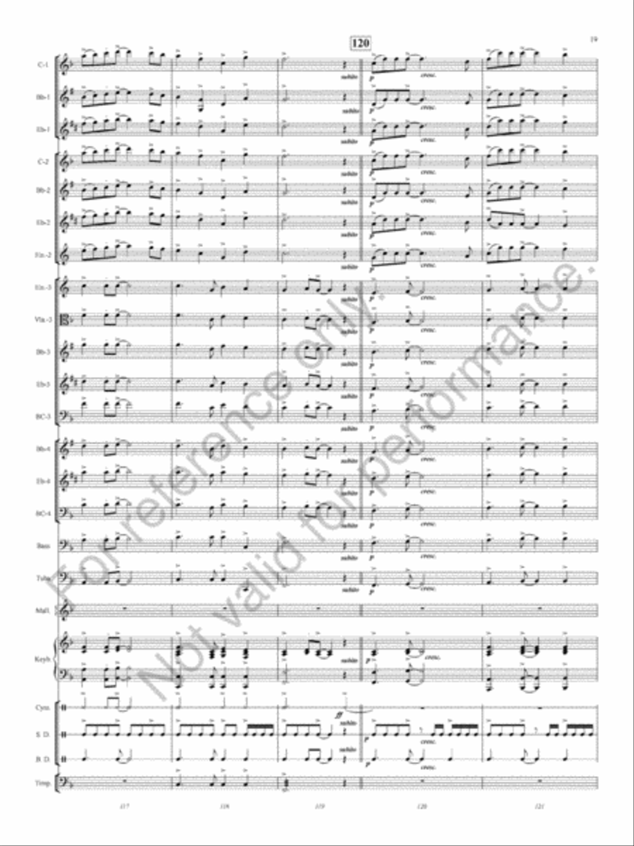 Ashland Park Ashland Park Concert Band scores gallery preview page 21