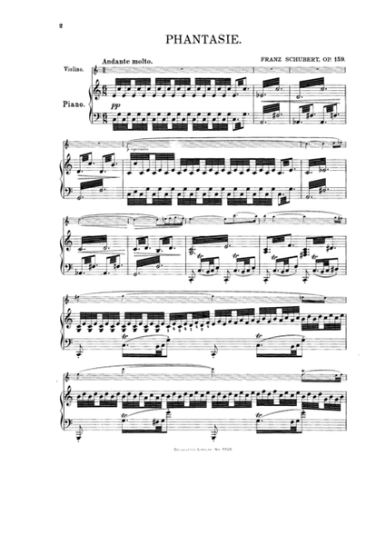 Franz Schubert - Fantasy for Violin and Piano in C major 