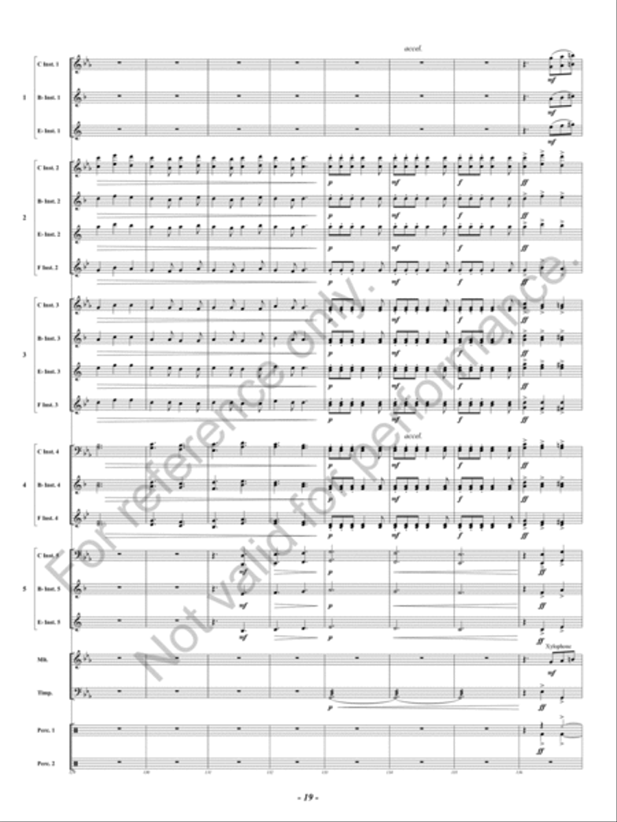 Ghillie Dhu Concert Band scores gallery preview page 20