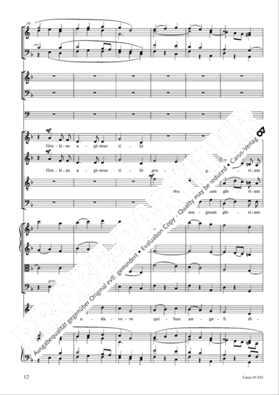 Missa carminum 4-Part scores gallery preview page 15