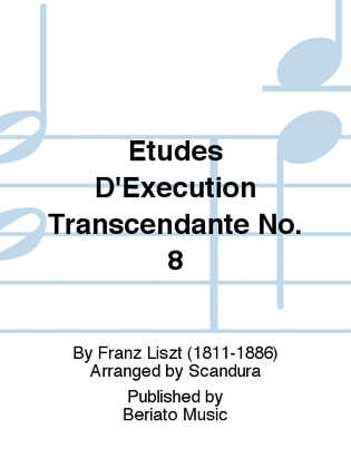 Book cover for Études D'Exécution Transcendante No. 8