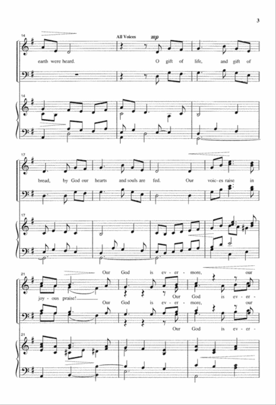 Gift of Life 4-Part scores gallery preview page 4