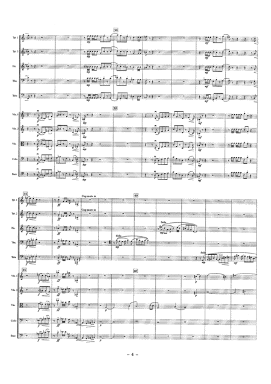 Concerto Brass Quintet scores gallery preview page 5