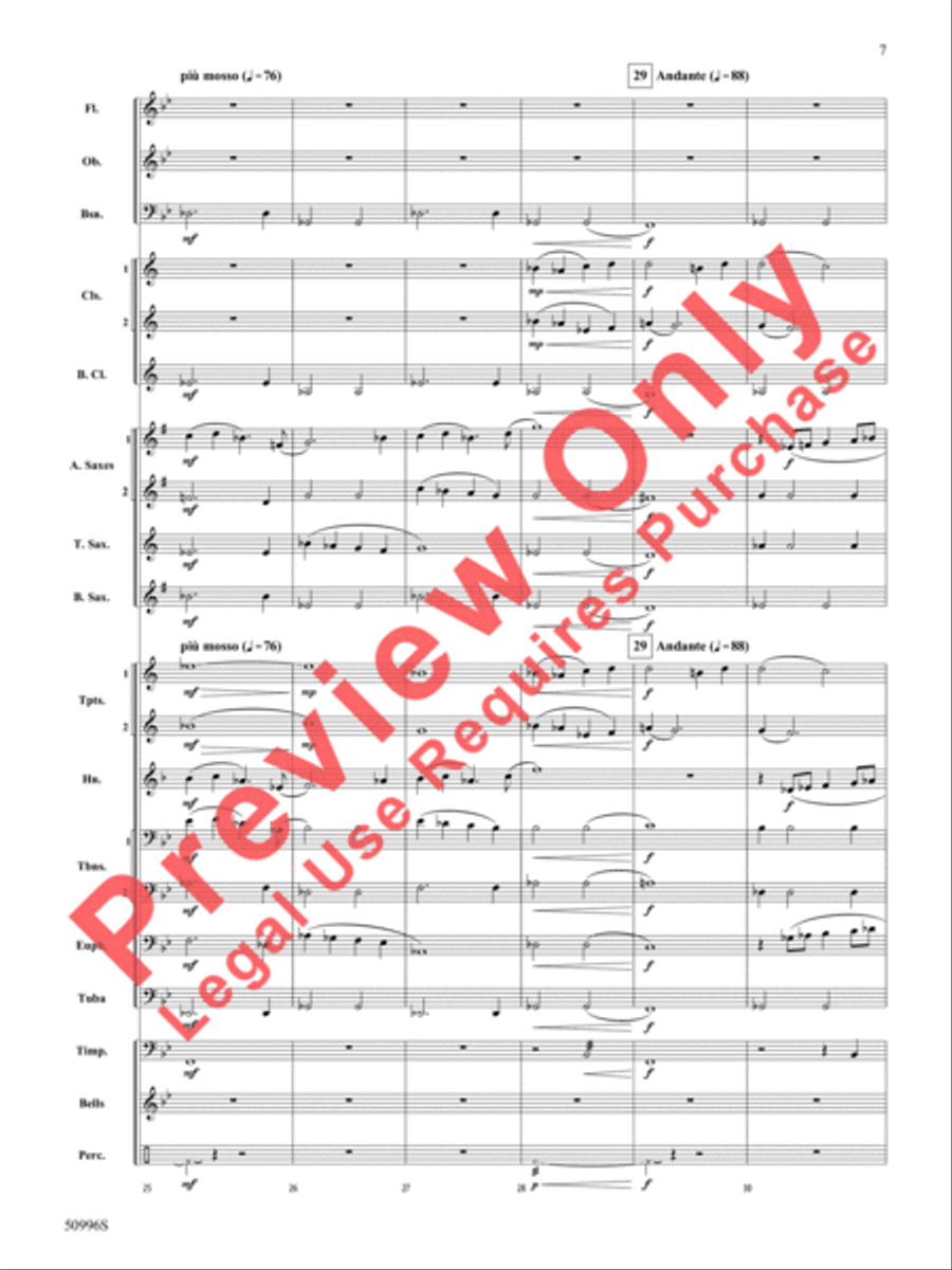 Cherished Concert Band scores gallery preview page 8