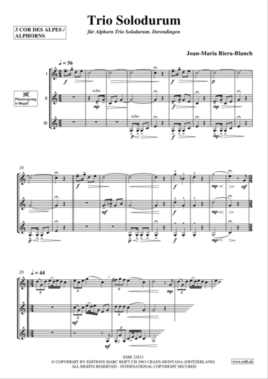 Trio Solodurum Alphorn scores gallery preview page 3