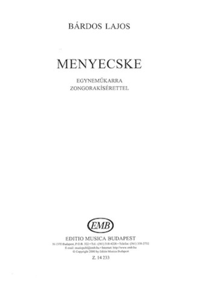 Book cover for Menyecske