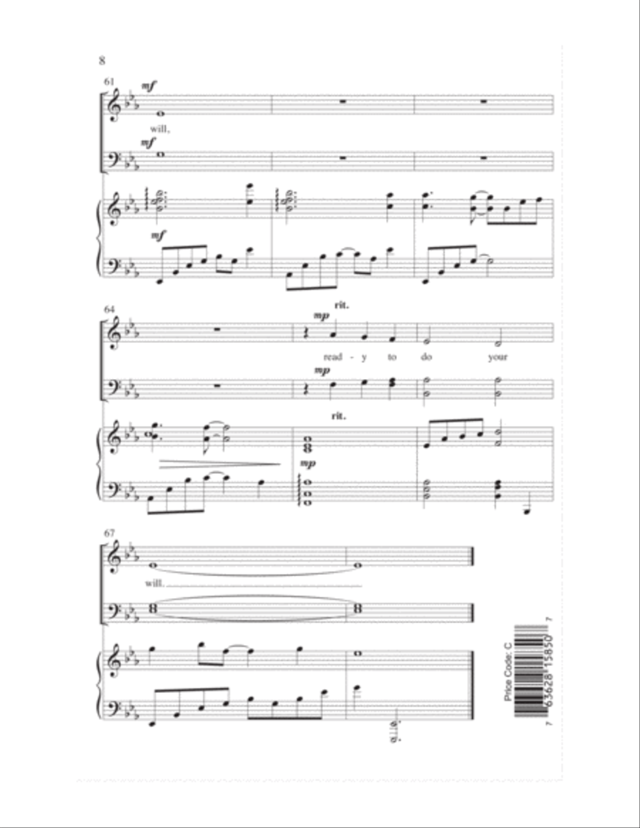Purify My Heart (Refiner's Fire) 4-Part scores gallery preview page 8