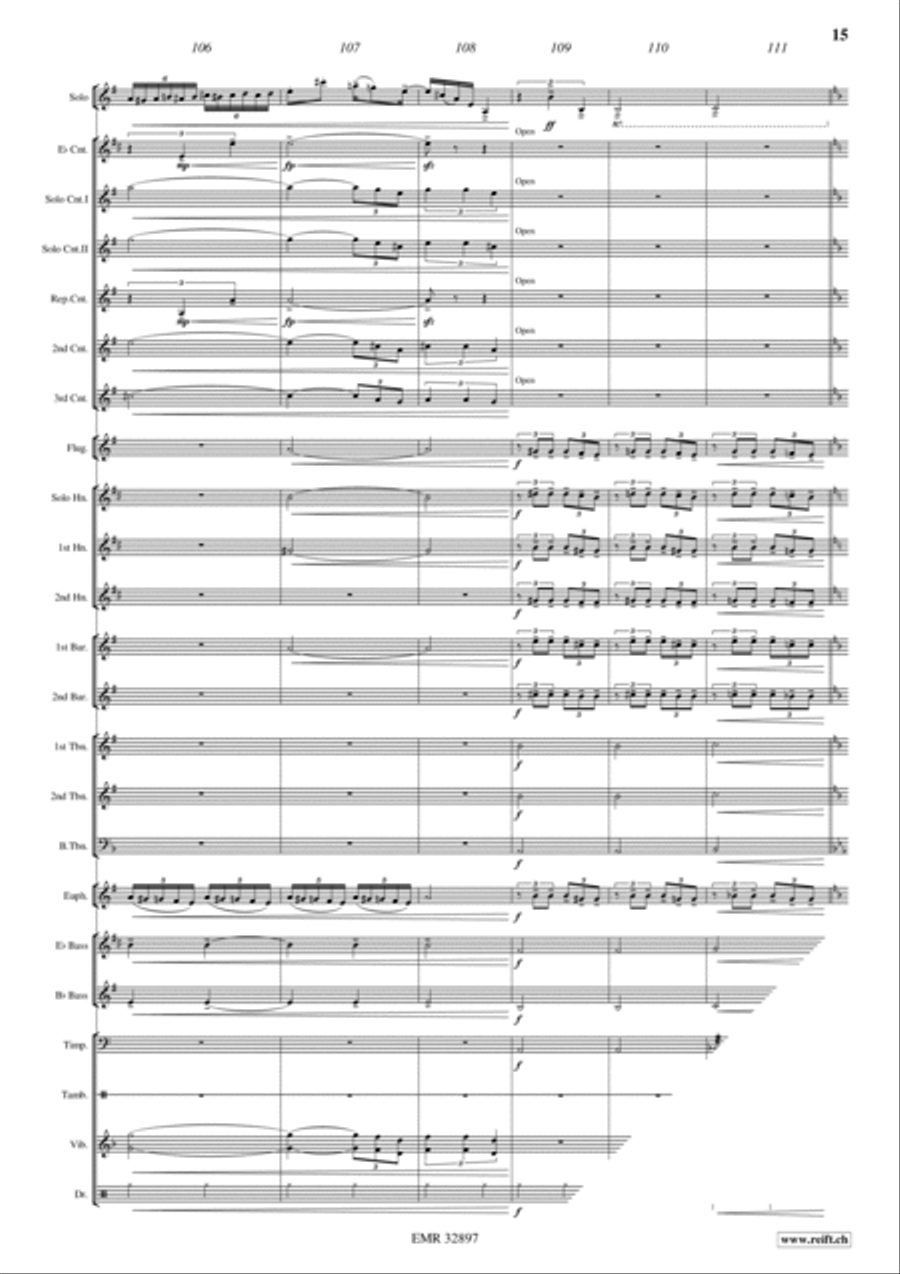 American Sketches Brass Band scores gallery preview page 16
