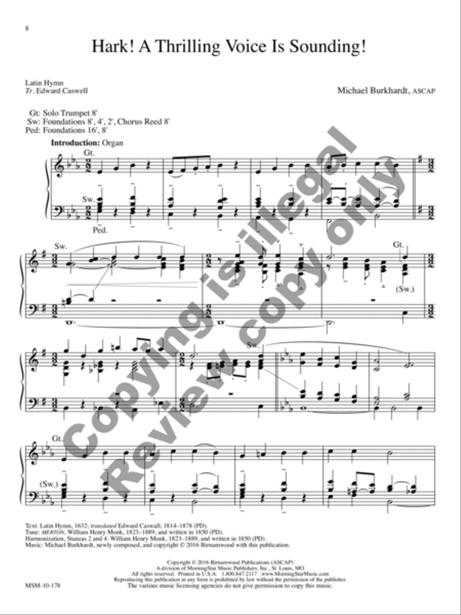 Festive Hymn Settings for Advent, Christmas, and Epiphany image number null