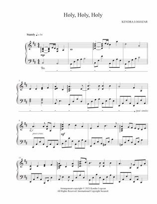 Holy, Holy, Holy - Modern Hymn Arrangement