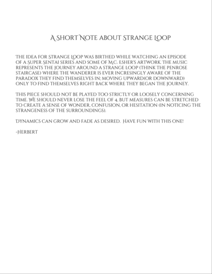 Strange Loop Piano Solo scores gallery preview page 2