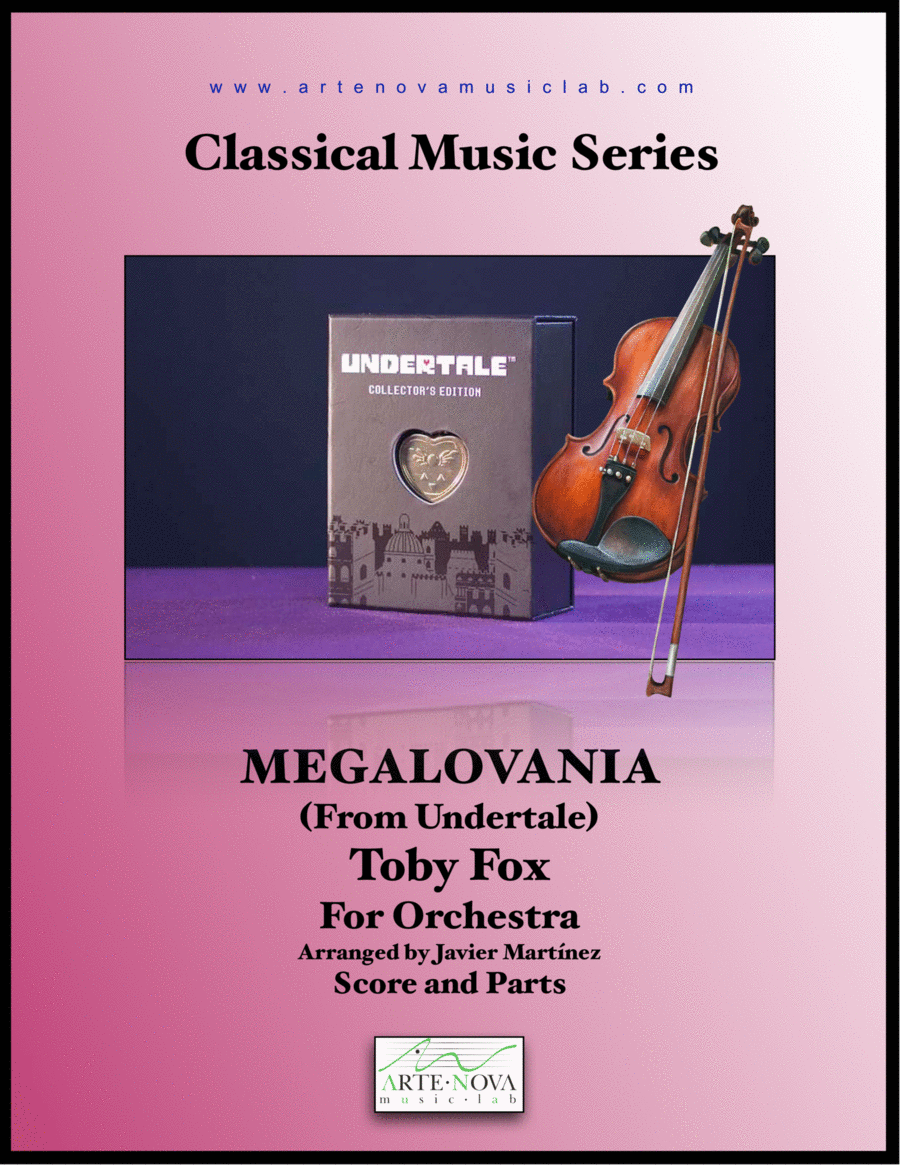 MEGALOVANIA (from Undertale) Full Orchestra scores gallery preview page 1