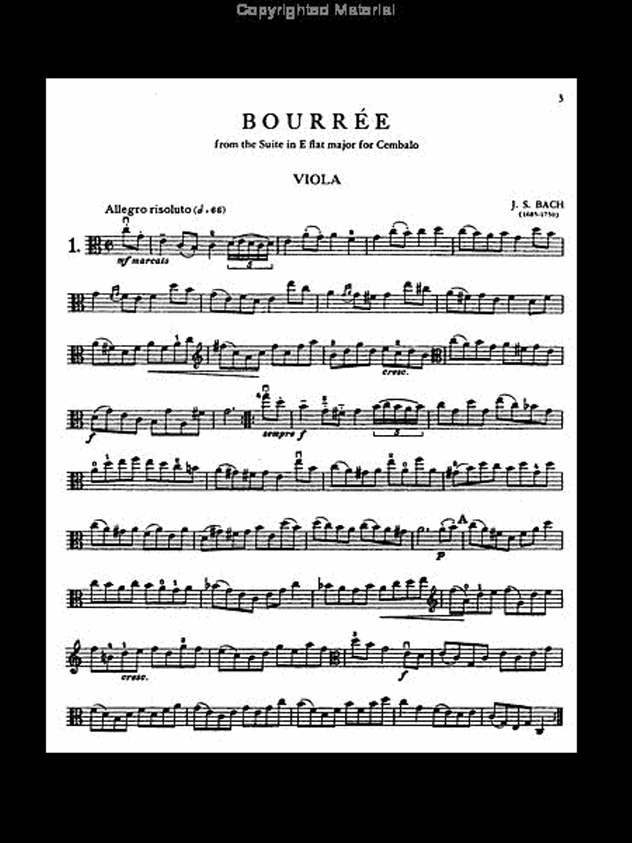 Album of Classical Pieces, Volume 2 Viola Solo scores gallery preview page 4