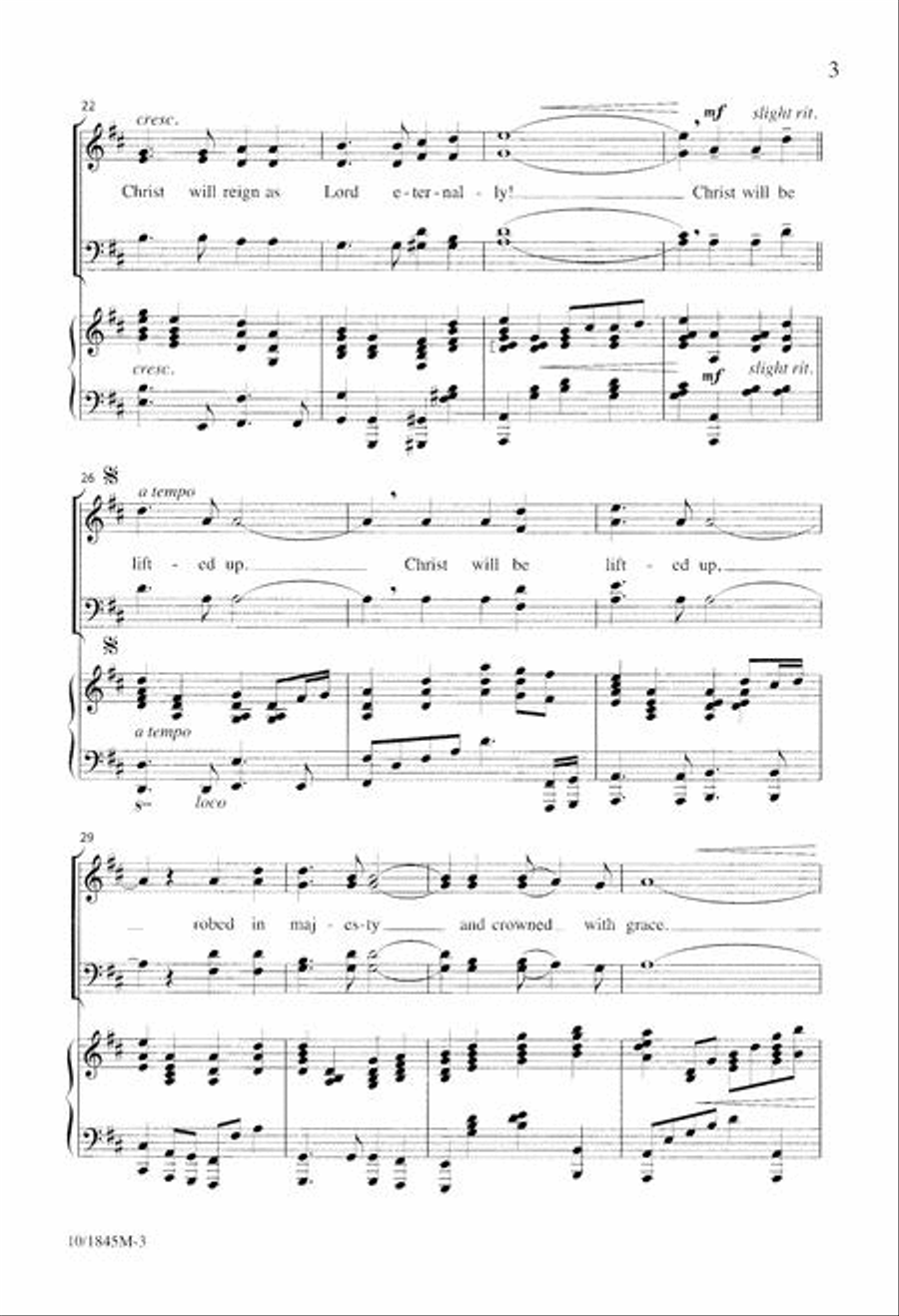 Christ Will Be Lifted Up Divisi scores gallery preview page 3