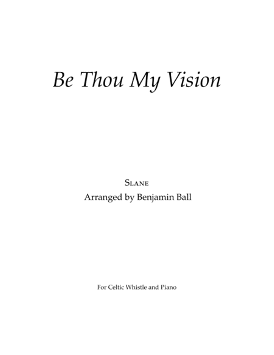 Be Thou My Vision (Slane) Piccolo scores gallery preview page 1