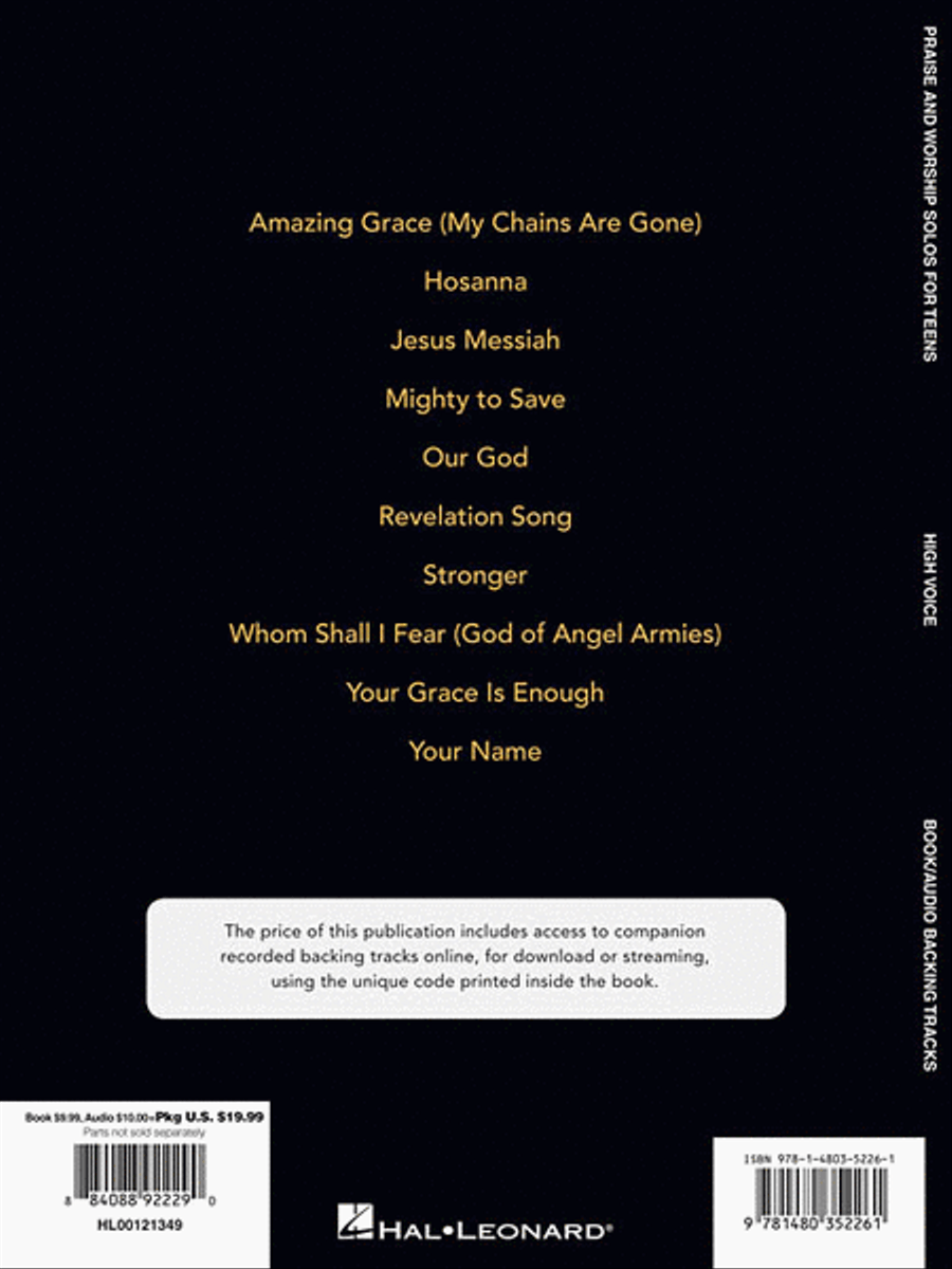 Praise and Worship Solos for Teens High Voice scores gallery preview page 2