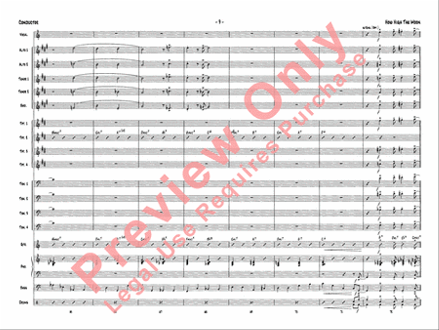 How High the Moon How High the Moon Jazz Ensemble scores gallery preview page 24