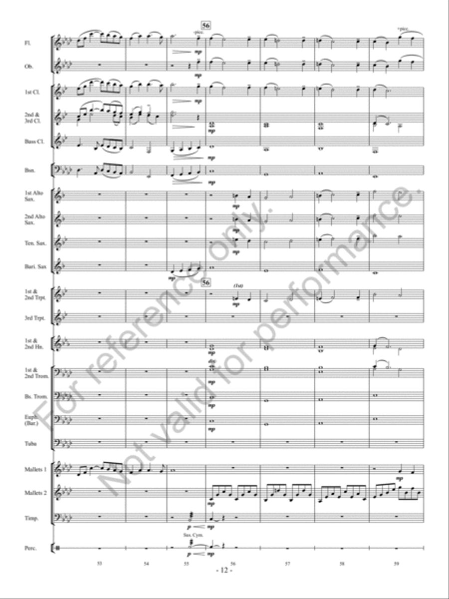 The Meeting Place Concert Band scores gallery preview page 13