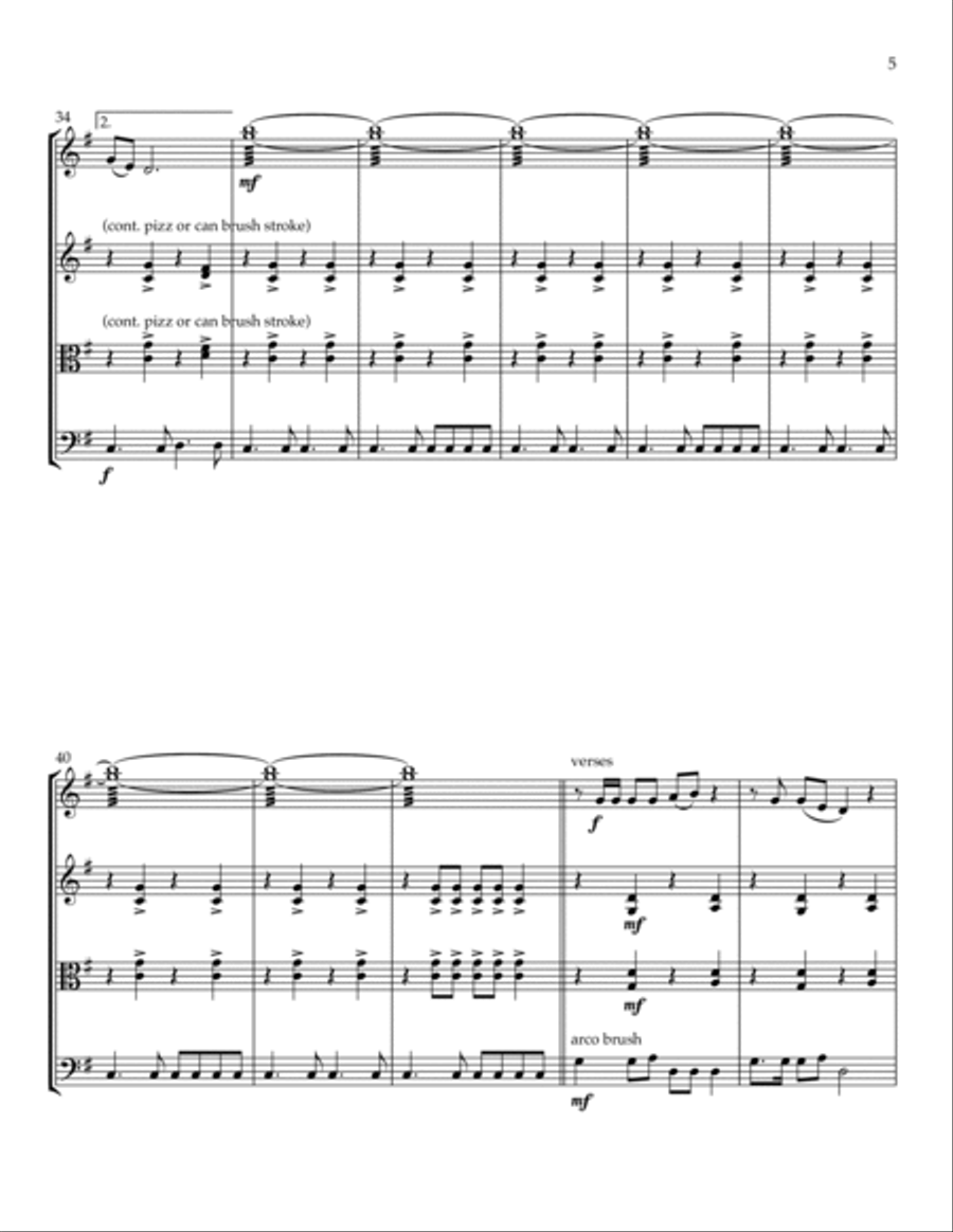 Everywhere Everywhere String Trio scores gallery preview page 6