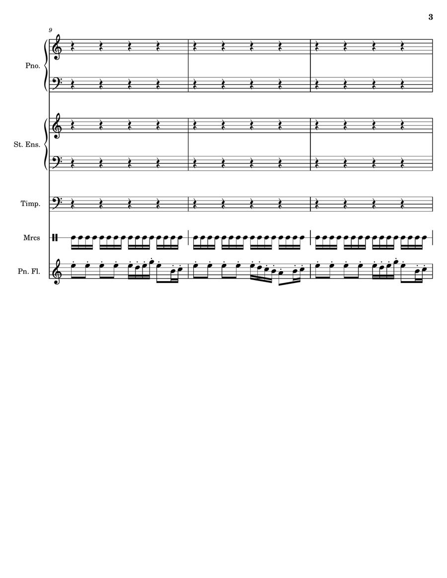 The Wildest Thing, Op. 4 Large Ensemble scores gallery preview page 3