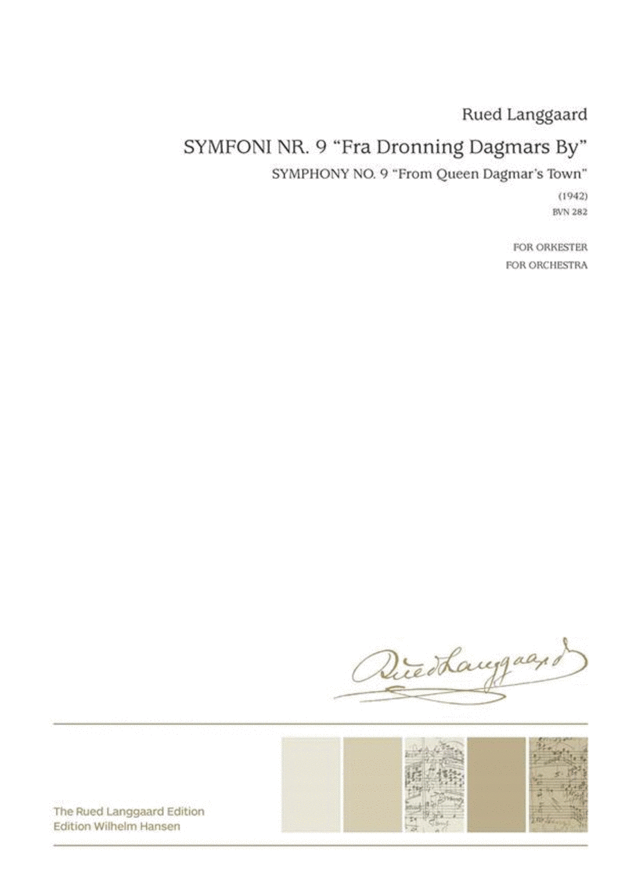 Symfoni Nr. 9 Fra Dronning Dagmars By Orchestra scores gallery preview page 1