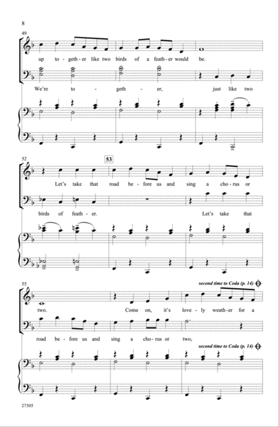 Sleigh Ride Sleigh Ride Choir scores gallery preview page 6