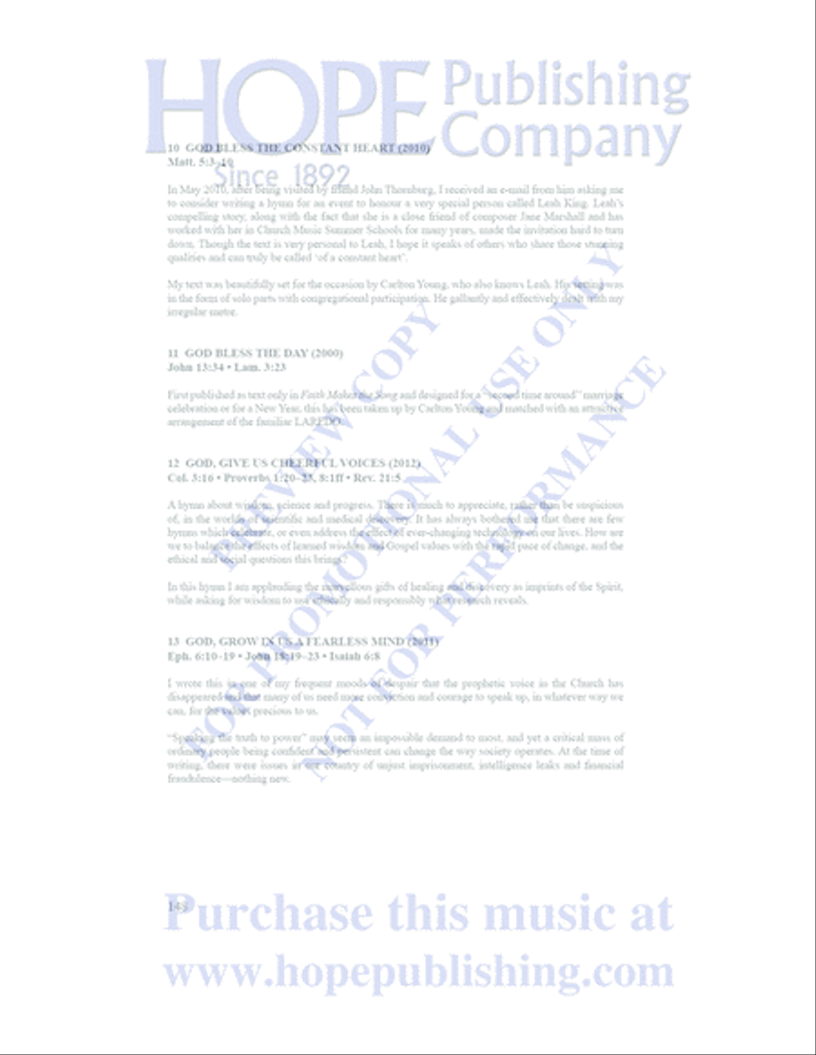 A Place at the Table Choir scores gallery preview page 146