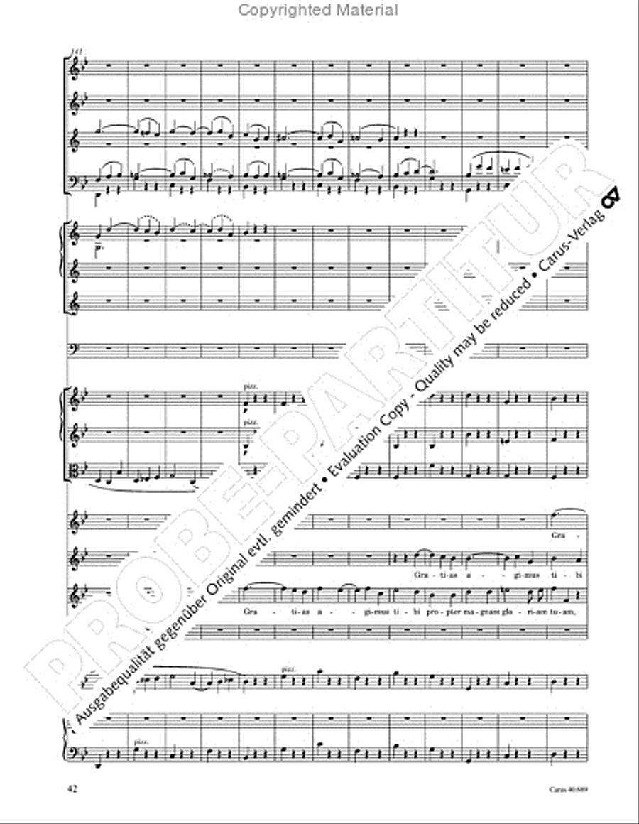Missa solemnis Missa solemnis 4-Part scores gallery preview page 58