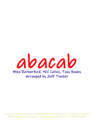 Book cover for Abacab