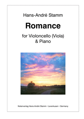 Book cover for Romance for Violoncello (Viola) and Piano