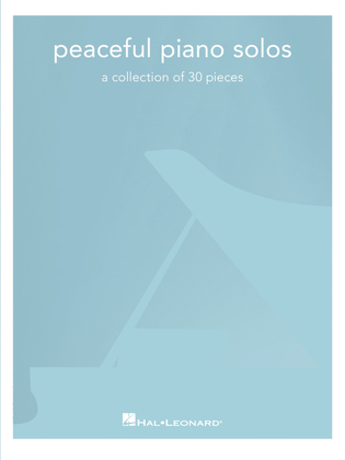 Book cover for Peaceful Piano Solos