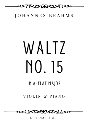 J. Brahms - Waltz No. 15 in A-flat Major - Intermediate