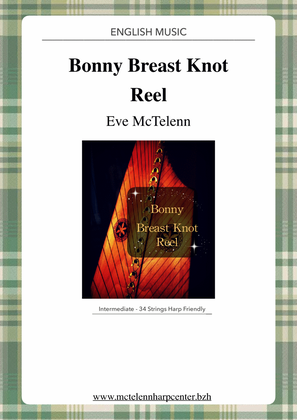 Book cover for Bonny Breast Knot Reel - intermediate & 34 String Harp | McTelenn Harp Center