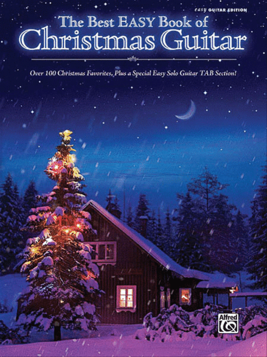The Best Easy Book of Christmas Guitar Guitar Tablature scores gallery preview page 1