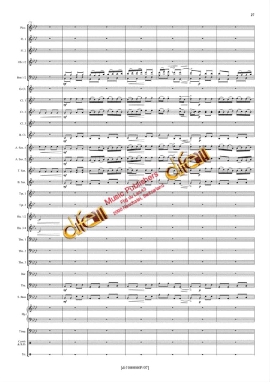 La Moldau Concert Band scores gallery preview page 26