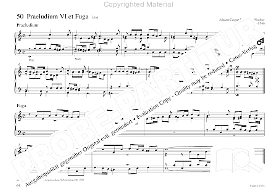 Organo pleno. Orgelstucke zum Ein- und Auszug Organ Solo scores gallery preview page 72