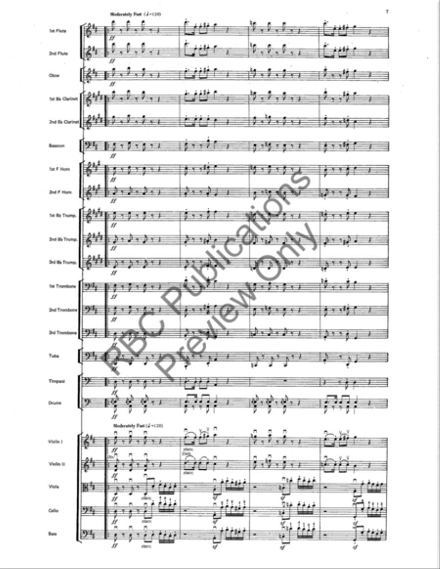 Symphony #4 Finale Full Orchestra scores gallery preview page 10