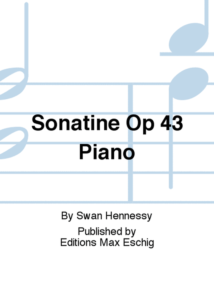 Sonatine Op 43 Piano