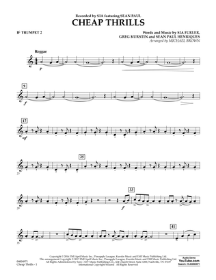Cheap Thrills - Bb Trumpet 2