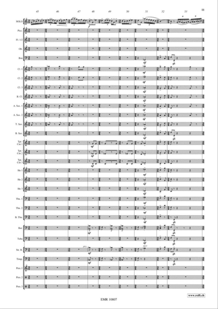 Saltatio Diabolica Concert Band scores gallery preview page 12