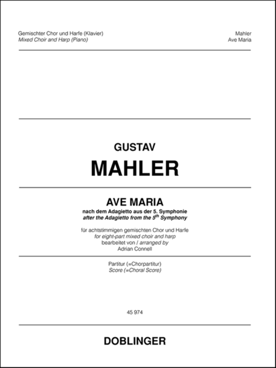 Ave Maria Ave Maria Choir scores gallery preview page 1