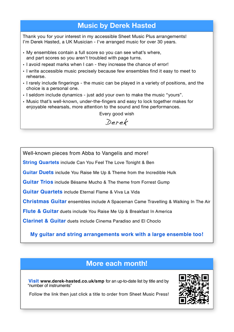Tutu Tango - accessible & fun String Quartet String Quartet scores gallery preview page 2
