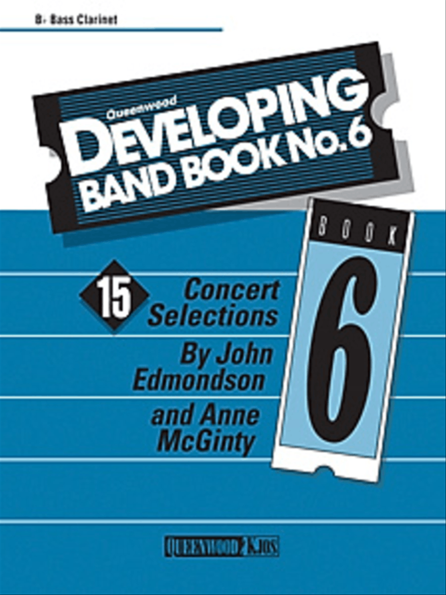 Developing Band Book No. 6 - Bass Clarinet Concert Band Methods scores gallery preview page 1