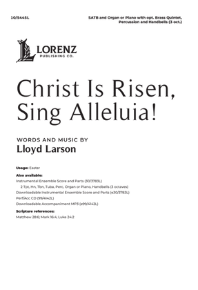 Book cover for Christ Is Risen, Sing Alleluia!