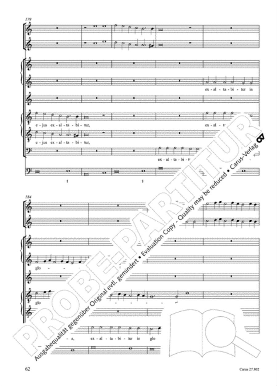 Salmi I (Selva morale e spirituale) Collection / Songbook scores gallery preview page 87