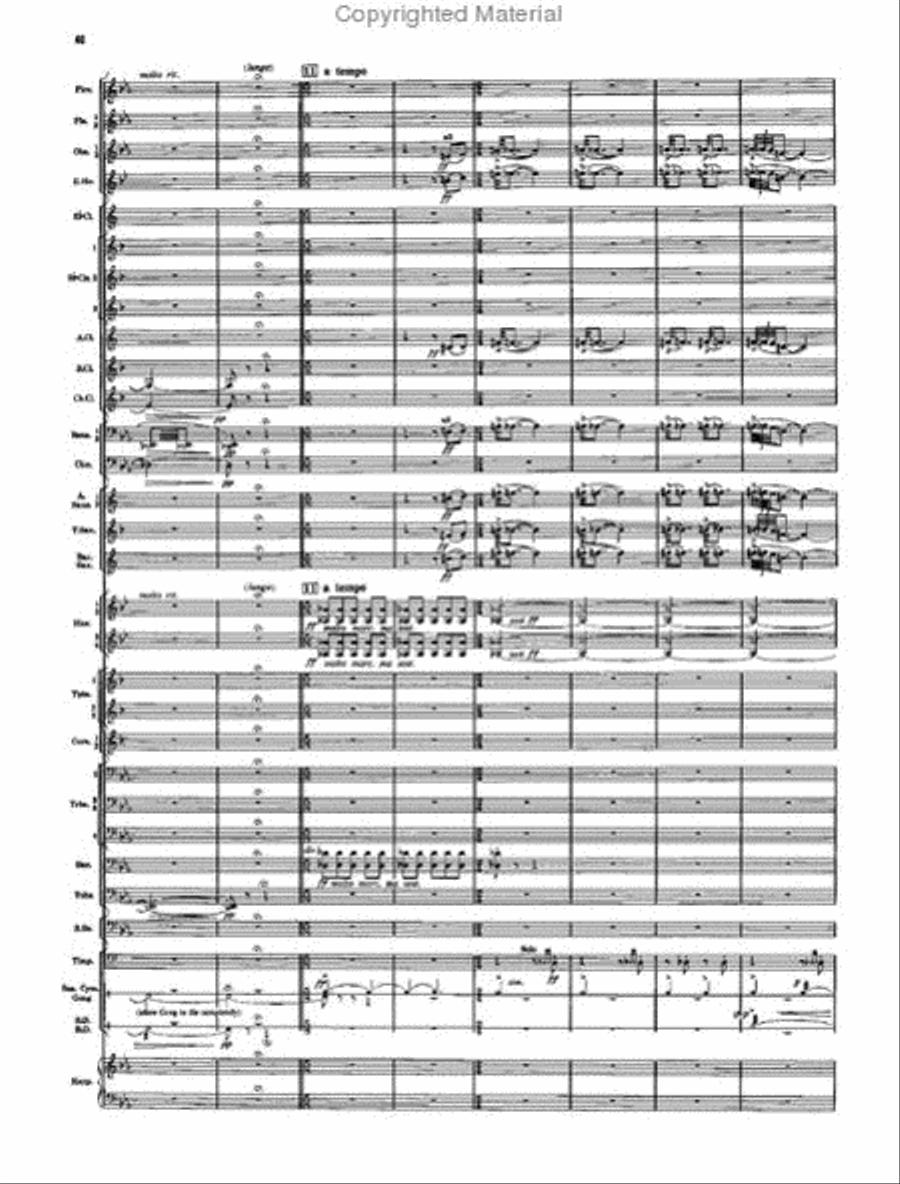 Armenian Dances, Part II Concert Band scores gallery preview page 38